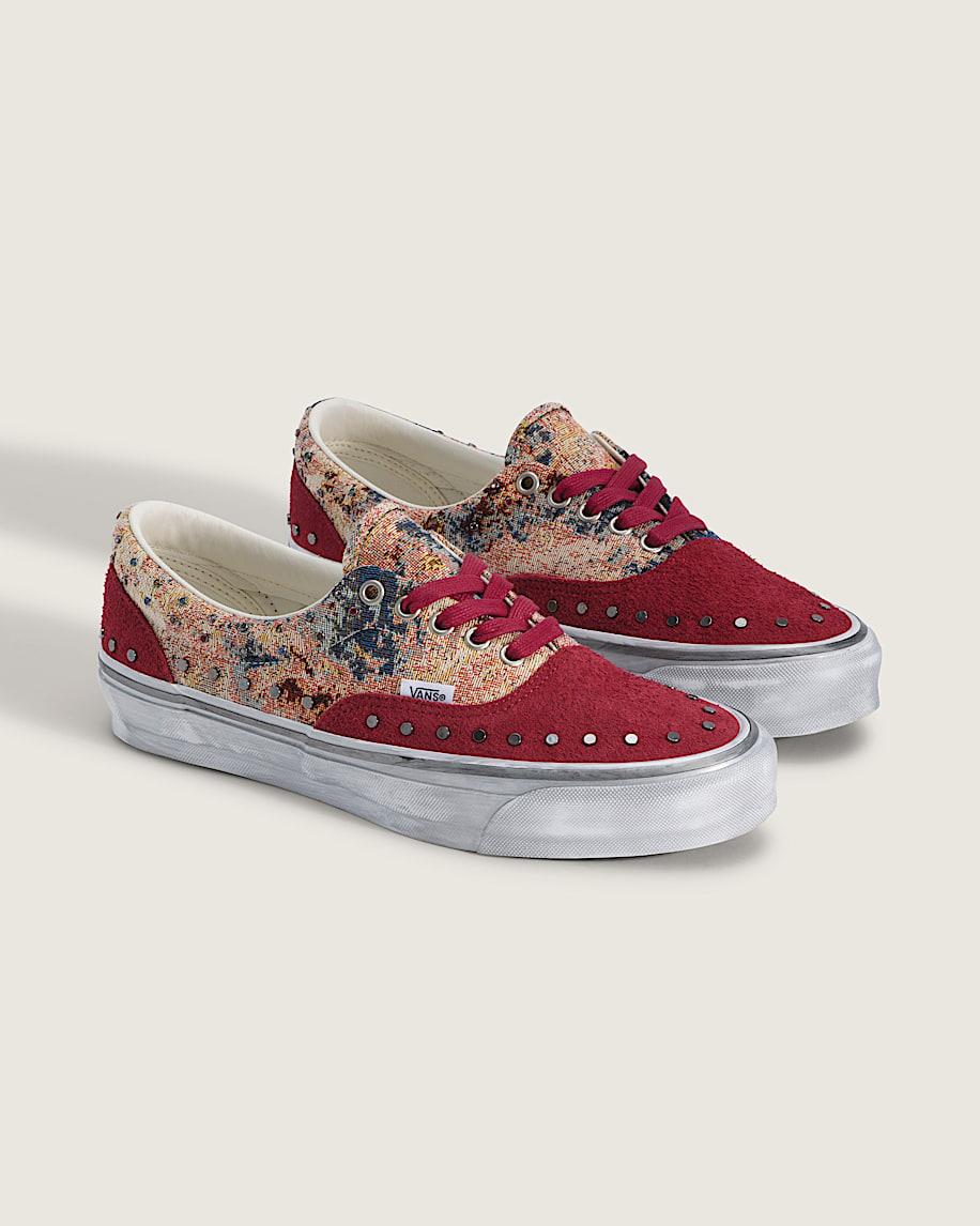 Premium Era Shoe VANS Floral Rivets Bordeaux Red ALT1