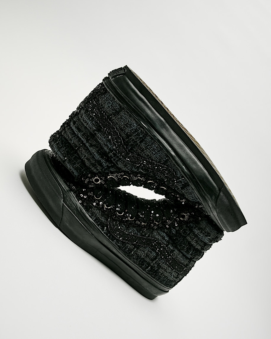 Premium Sk8Hi Shoe VANS Black  Black ALT6