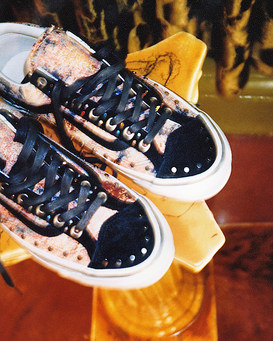 Premium Old Skool 36 Shoe VANS Floral Rivets Black  Multi ALT6