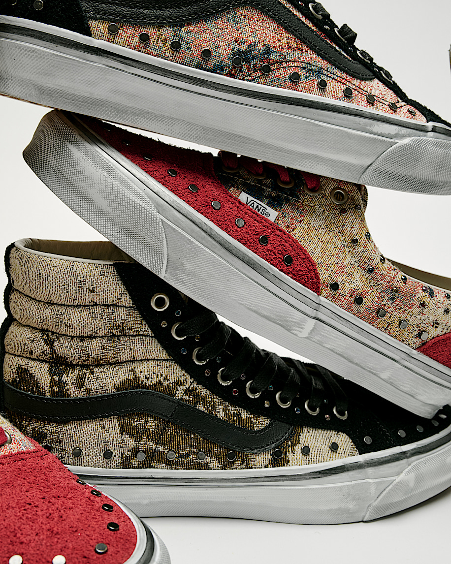 Premium Old Skool 36 Shoe VANS Floral Rivets Black  Multi ALT7