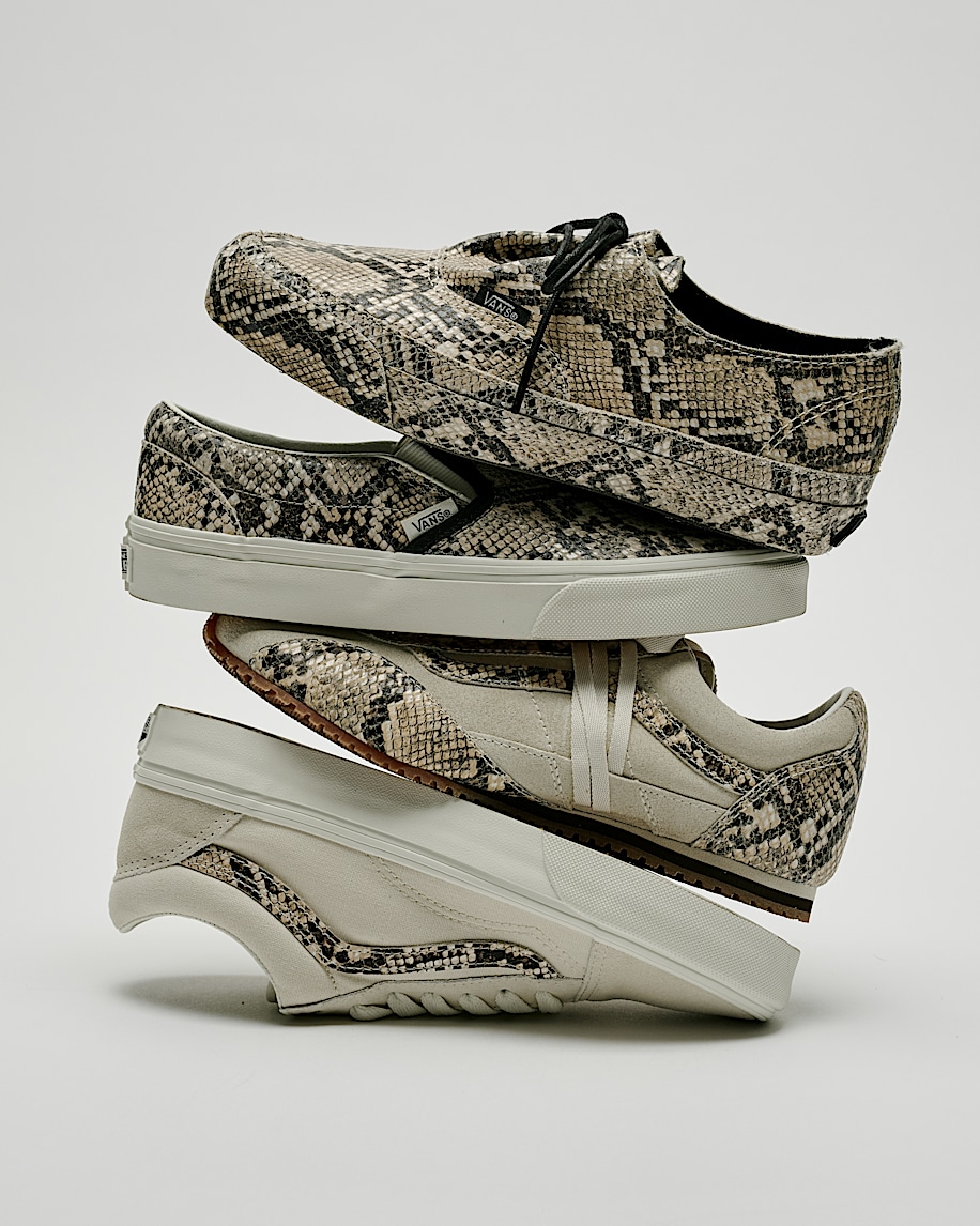 Classic SlipOn Shoe VANS Python Turtledove White ALT4