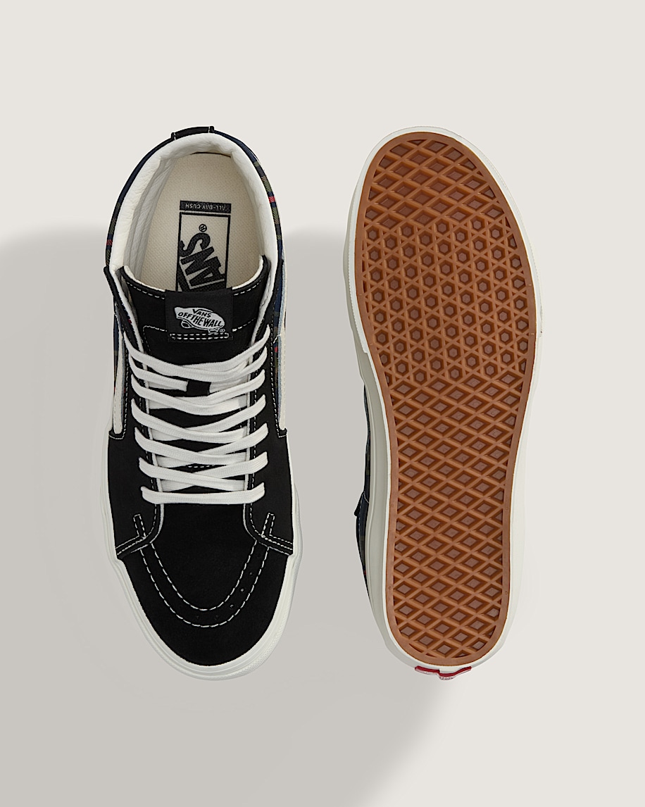 Sk8Hi Shoe VANS Plaid Black  Multi ALT2
