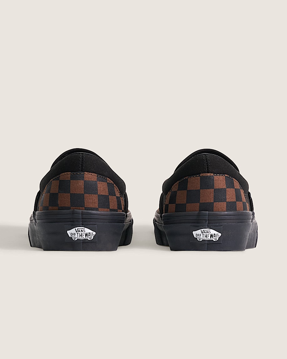 Classic SlipOn VANS Checkerboard Black  Brown ALT3