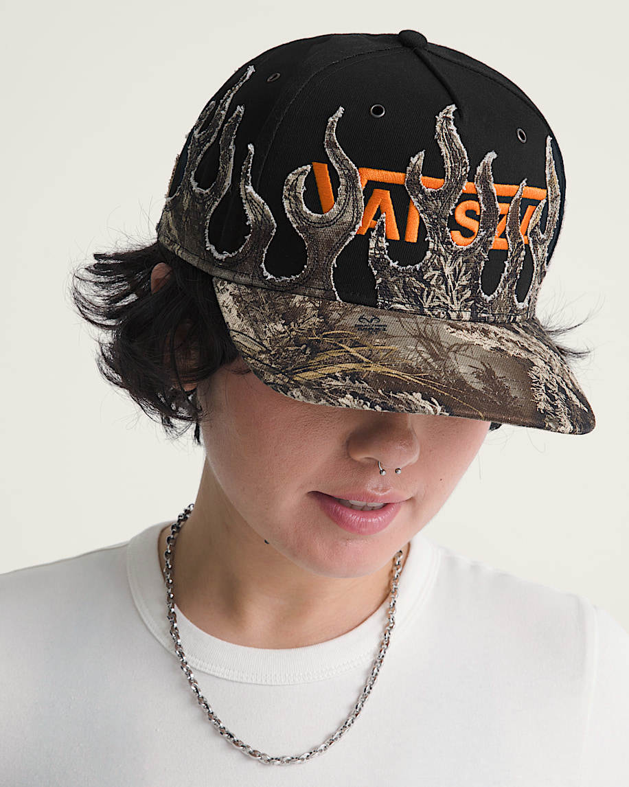 VANSZA Snapback Hat VANS SZA Black ALT4