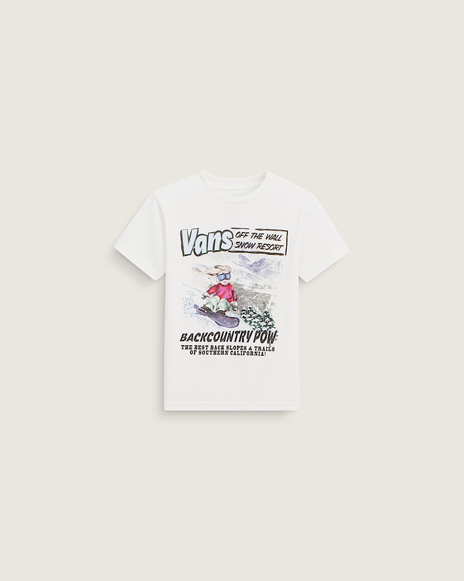 Little Kids Slope Bunny Short Sleeve Tee VANS Marshmallow White HERO