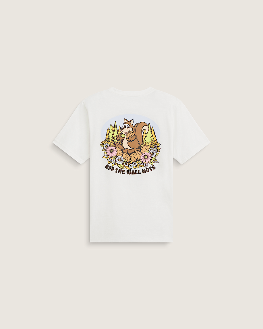 Kids WALL NUTS Short Sleeve Tee VANS Marshmallow White HERO