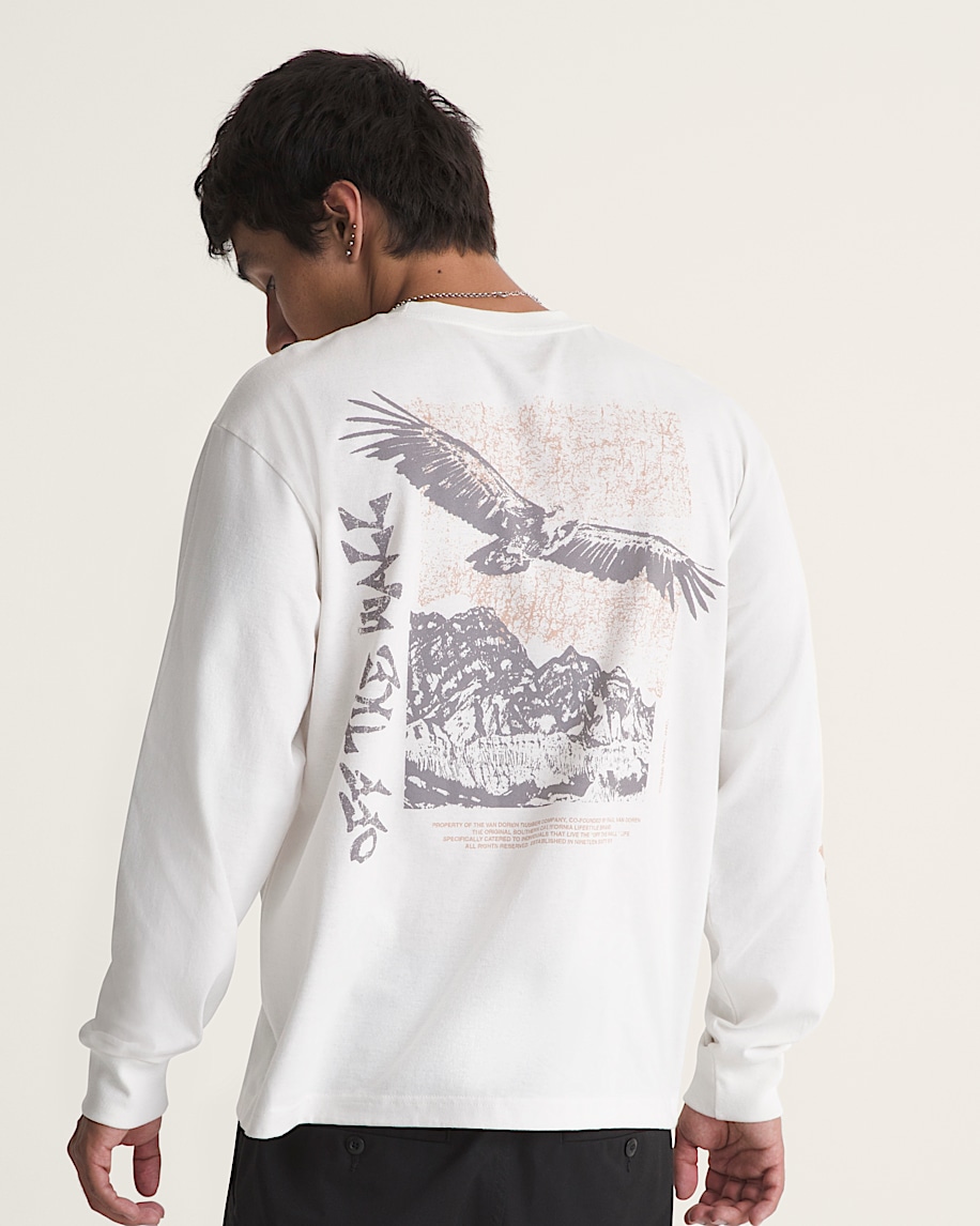 Free Climb Long Sleeve Tee VANS Marshmallow White ALT3