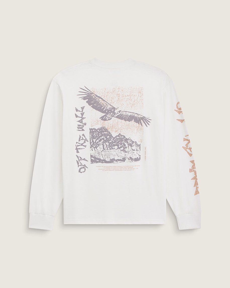 Free Climb Long Sleeve Tee VANS Marshmallow White HERO