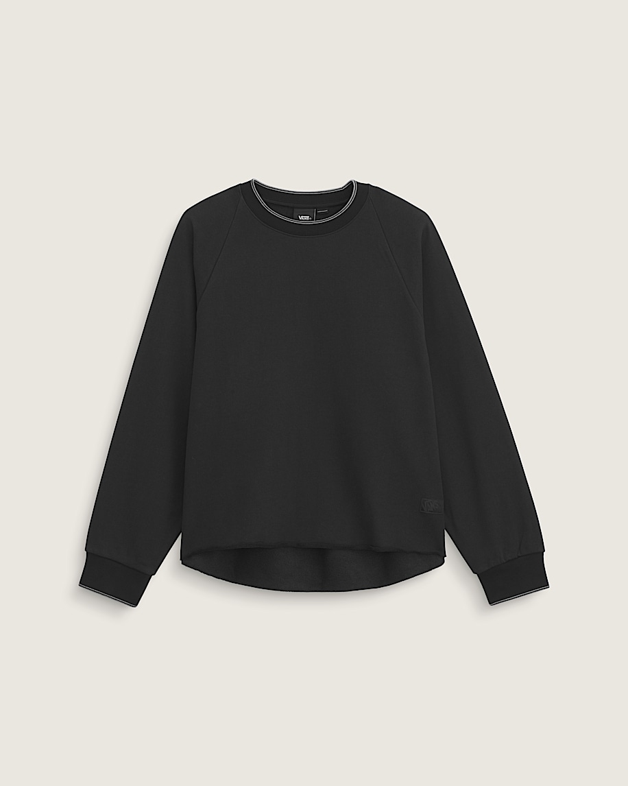 Tilt Rolled Hem Crew Fleece VANS Black HERO