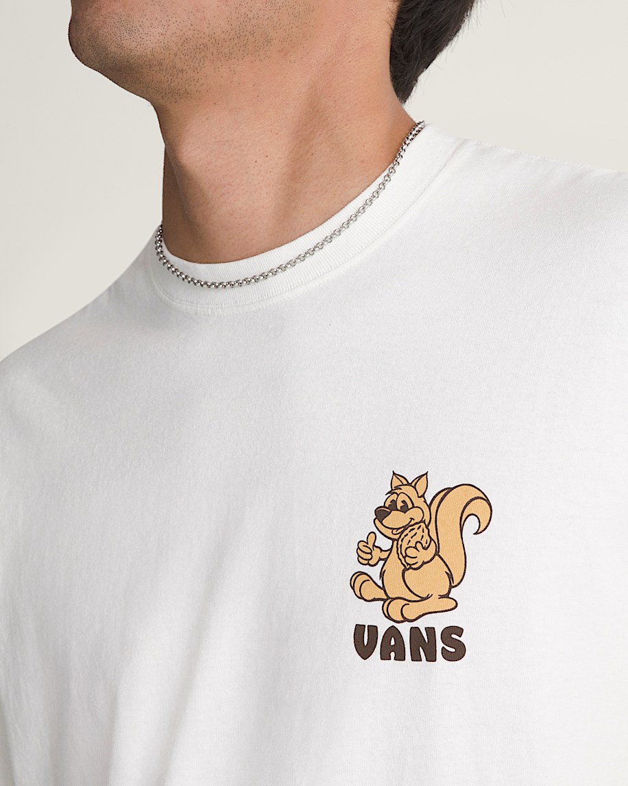 Wall Nuts Short Sleeve Tee VANS Marshmallow White ALT4