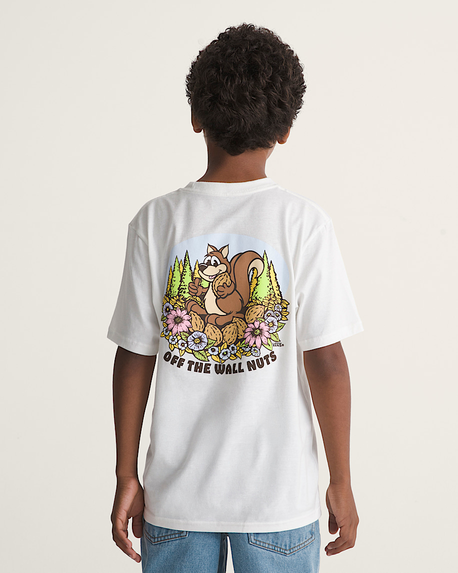 Kids WALL NUTS Short Sleeve Tee VANS Marshmallow White ALT3