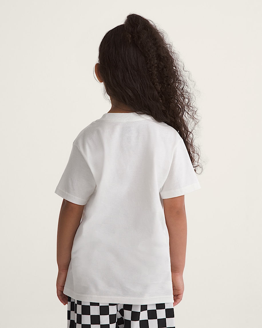 Little Kids Slope Bunny Short Sleeve Tee VANS Marshmallow White ALT3