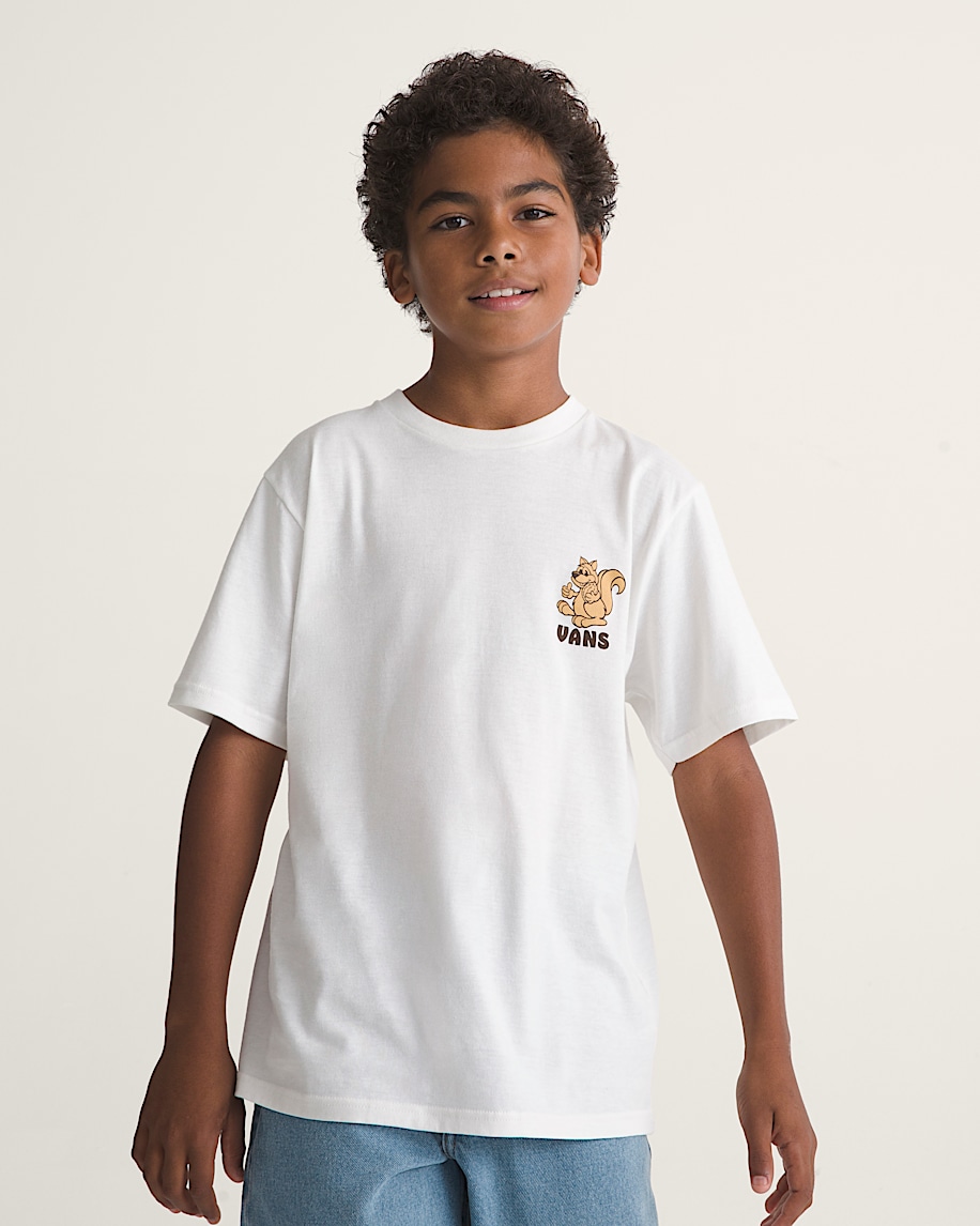 Kids WALL NUTS Short Sleeve Tee VANS Marshmallow White ALT2