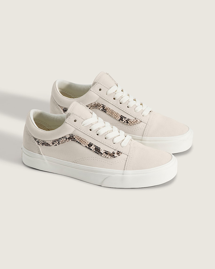 Old Skool Shoe VANS Python Turtledove White ALT1