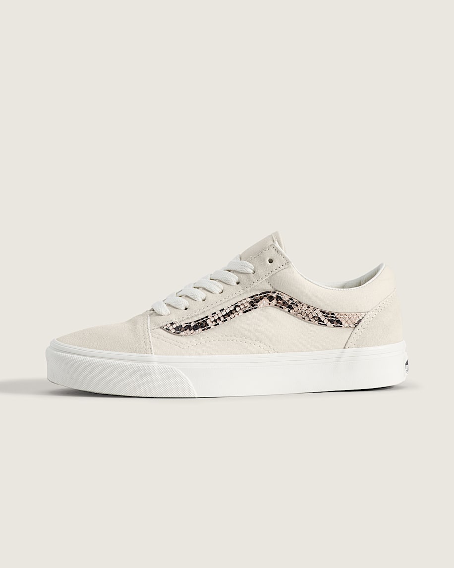 Old Skool Shoe VANS Python Turtledove White HERO