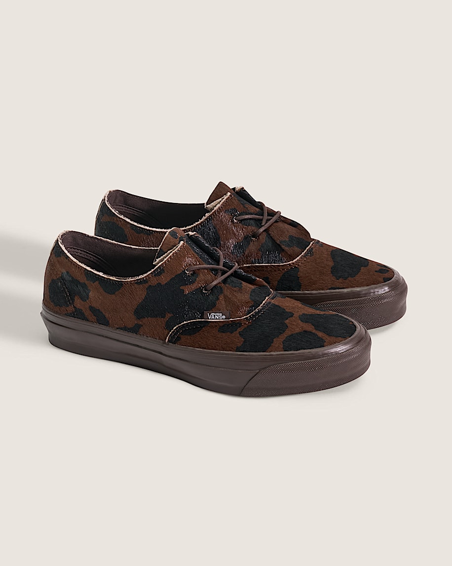 Premium Authentic Ease Shoe VANS Pony Hair Calf Brown ALT1