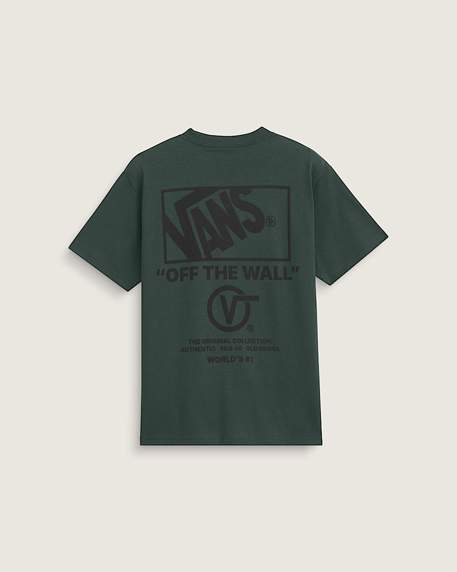 Stacked Hi Short Sleeve Tee VANS Oil Green HERO