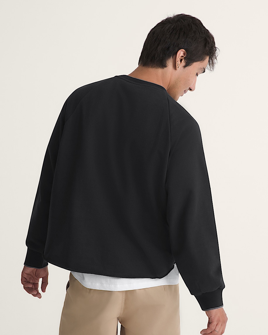 Tilt Rolled Hem Crew Fleece VANS Black ALT3
