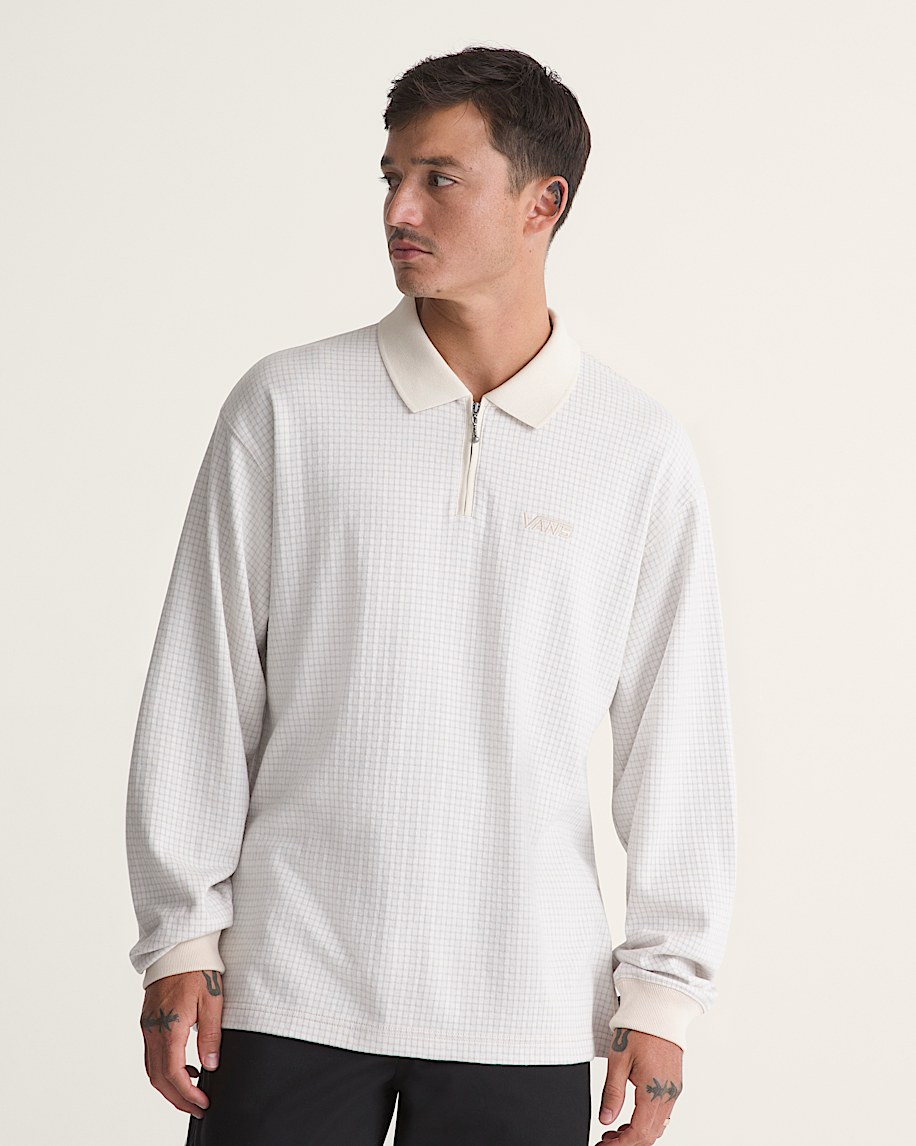 Javon Long Sleeve Knit VANS Turtledove White ALT2