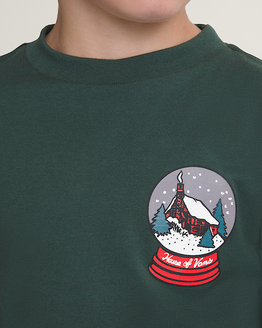 Little Kids Cut Your Own Long Sleeve Tee VANS Oil Green ALT4