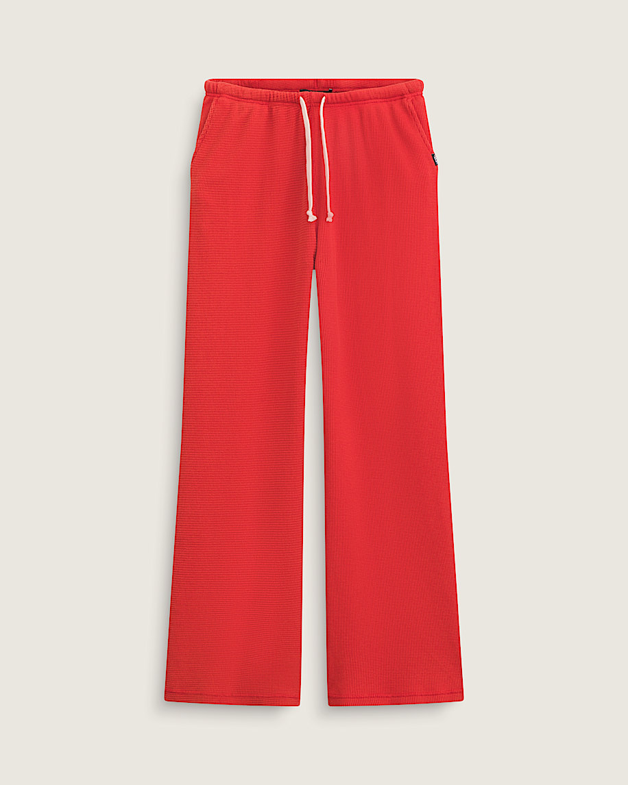 Teri Thermal Elastic Pants VANS Racing Red ALT1