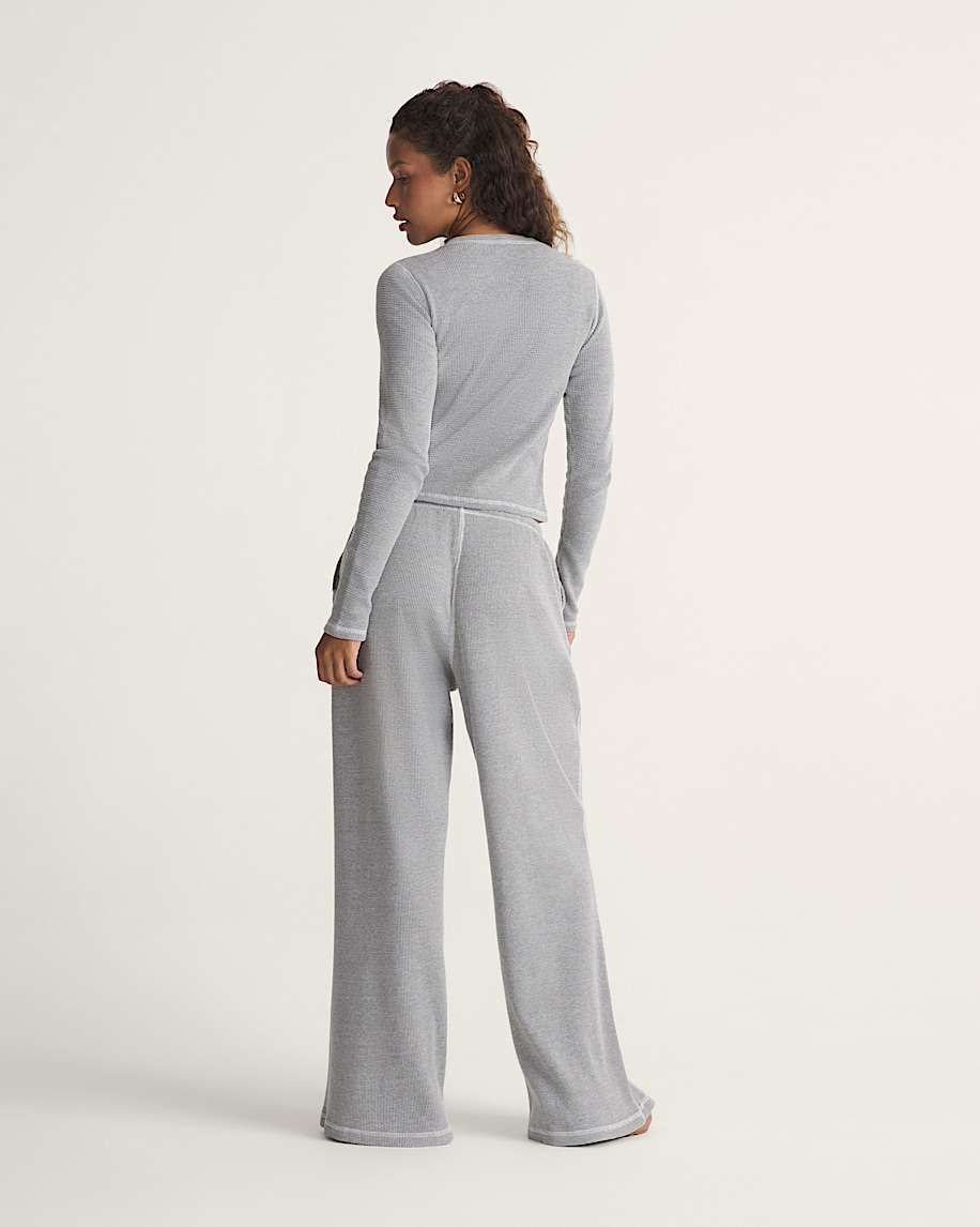 Teri Thermal Elastic Pants VANS Cement Heather Grey ALT4