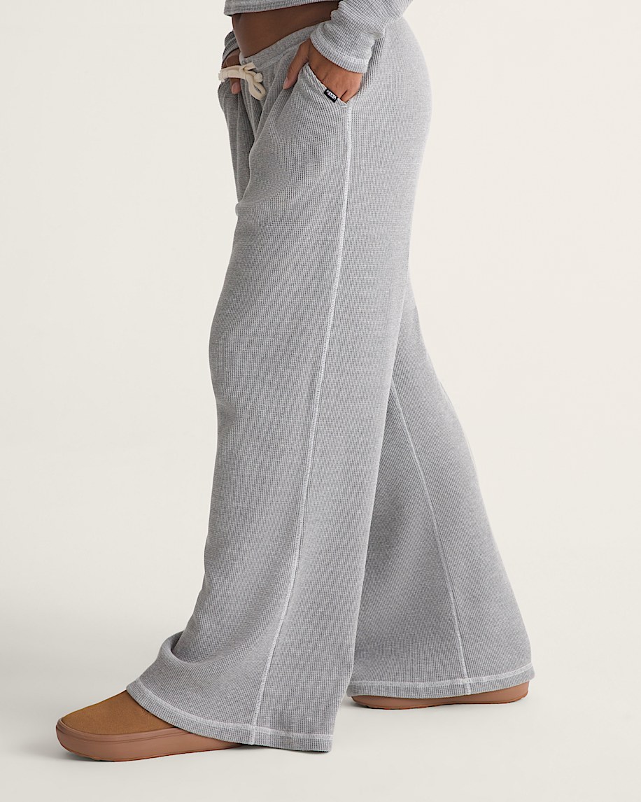 Teri Thermal Elastic Pants VANS Cement Heather Grey ALT5
