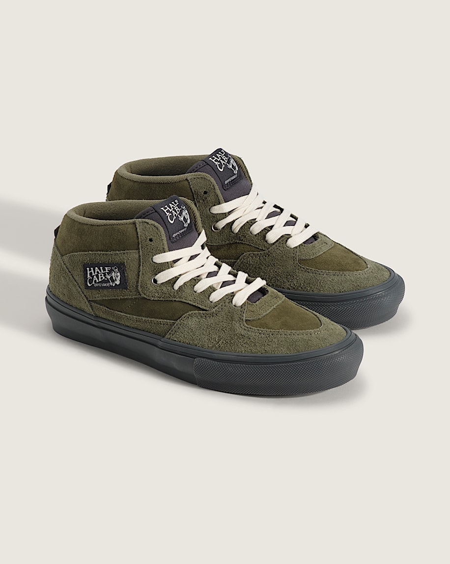 Skate Half Cab Shoe VANS Mossy Olive Green ALT1