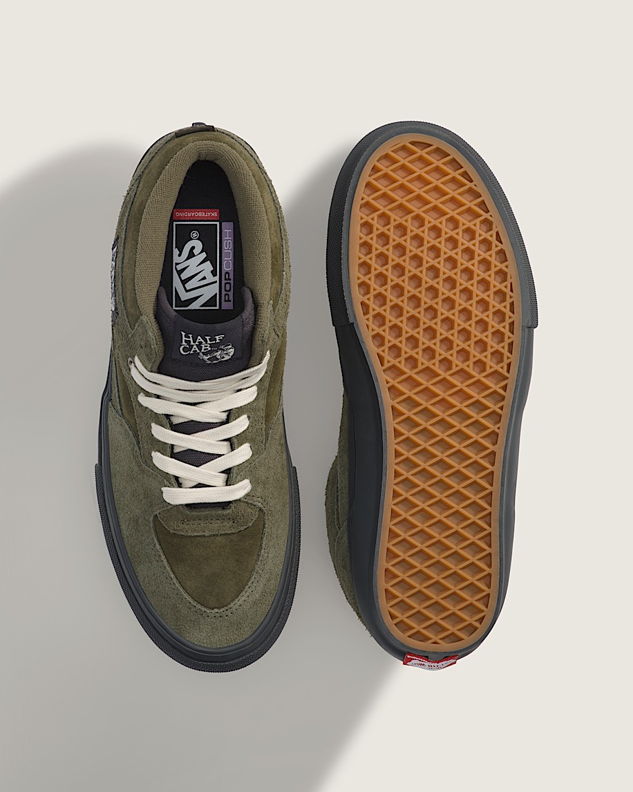 Skate Half Cab Shoe VANS Mossy Olive Green ALT2
