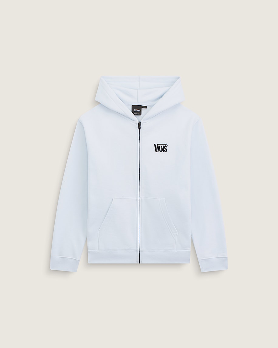 Kids Stretch Logo Full Zip VANS Water  Blue HERO