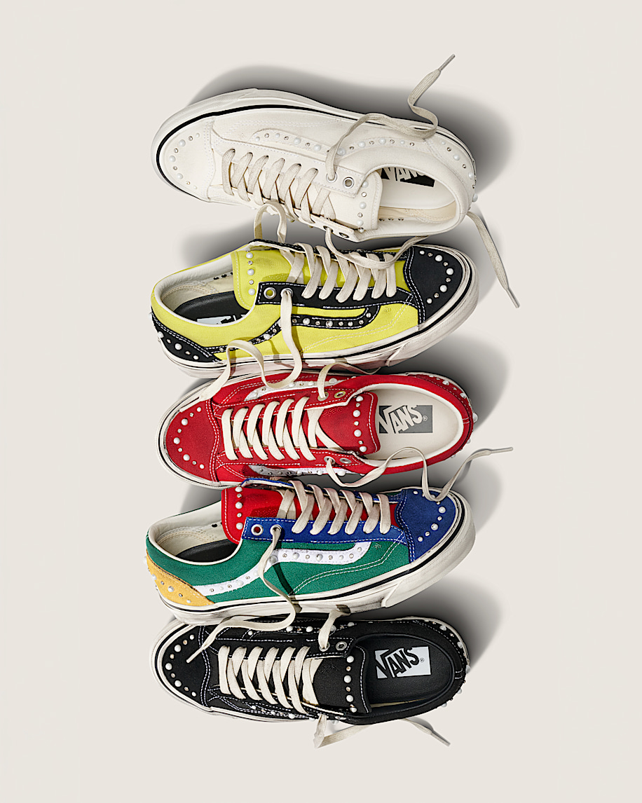 Premium Old Skool 36 Shoe VANS Pearlized Black  Marshmallow White ALT6