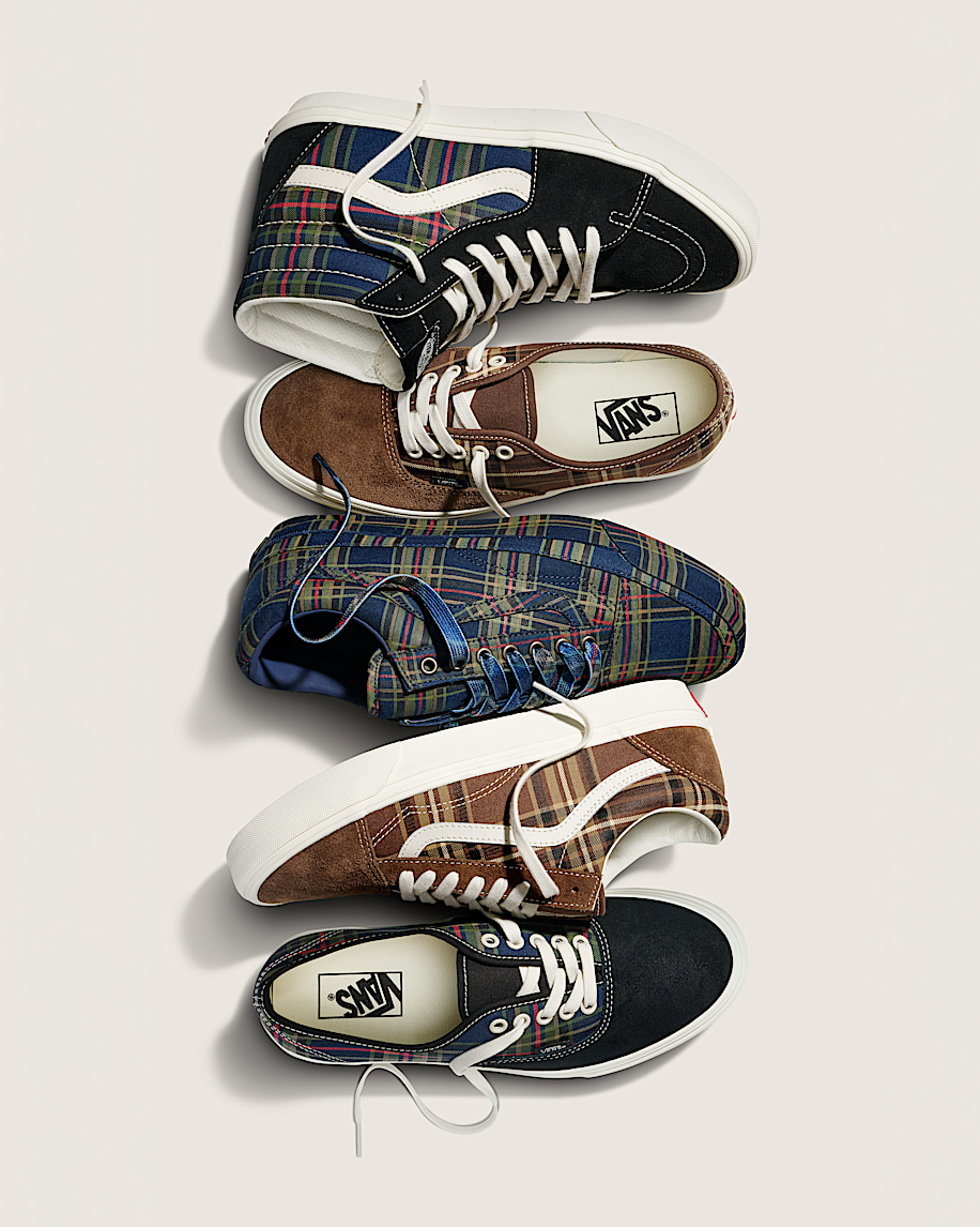 Sk8Hi Shoe VANS Plaid Black  Multi ALT4