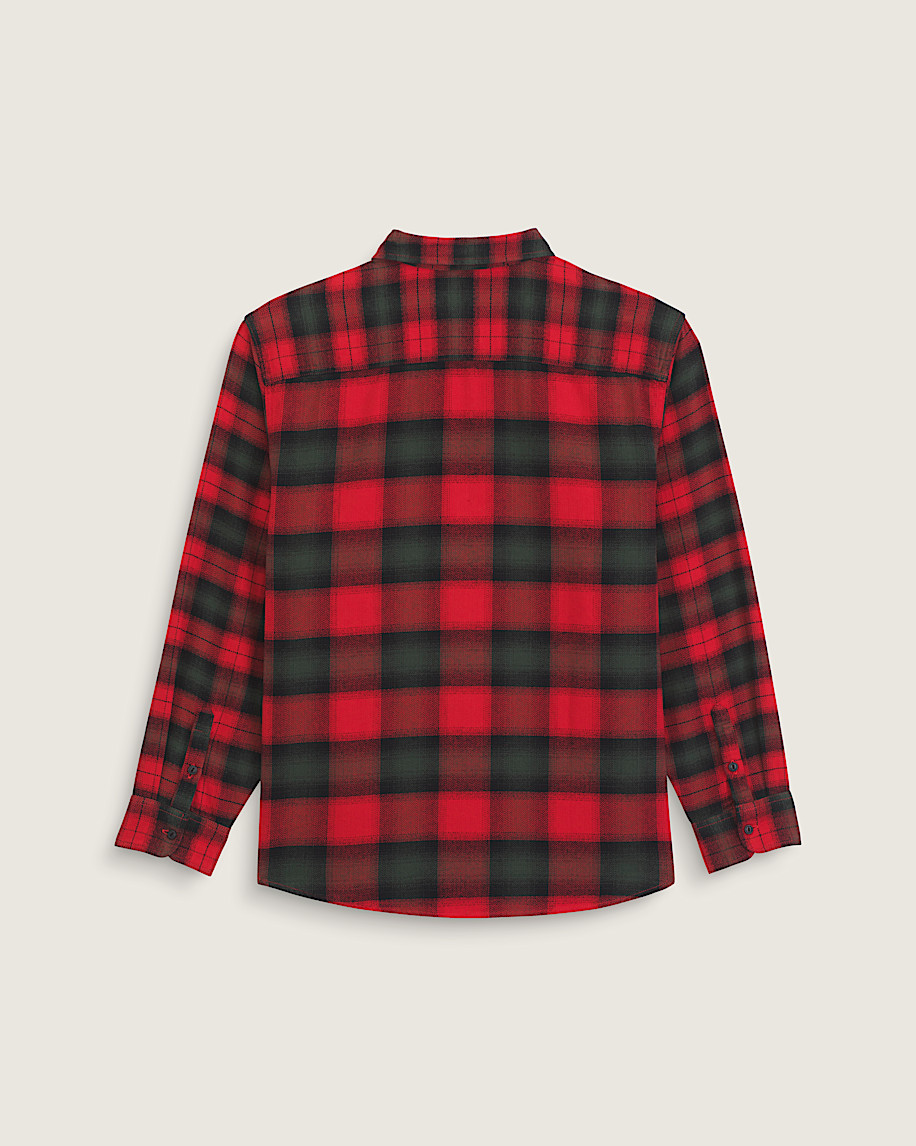Lawson Mixed Plaid Flannel Shirt VANS Racing Red ALT1