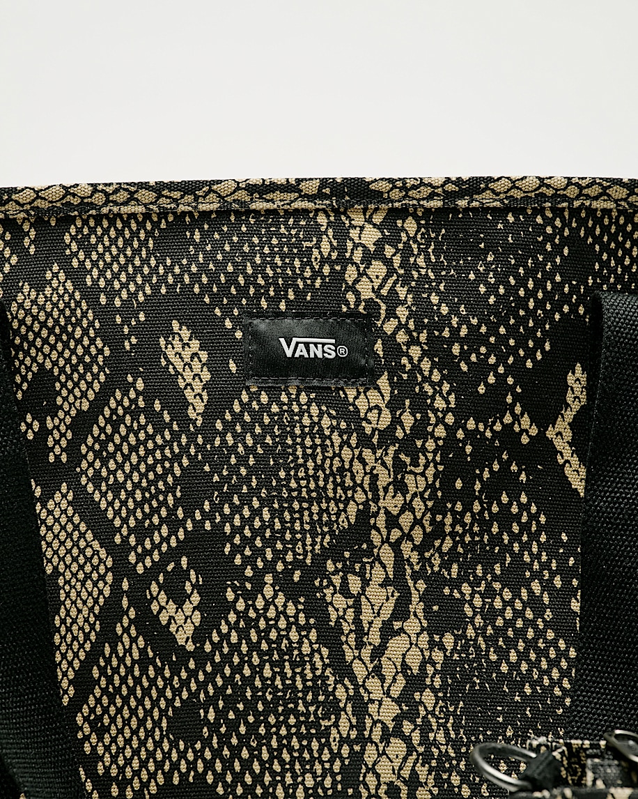 Pergs Tote Bag VANS Python Turtledove White ALT3