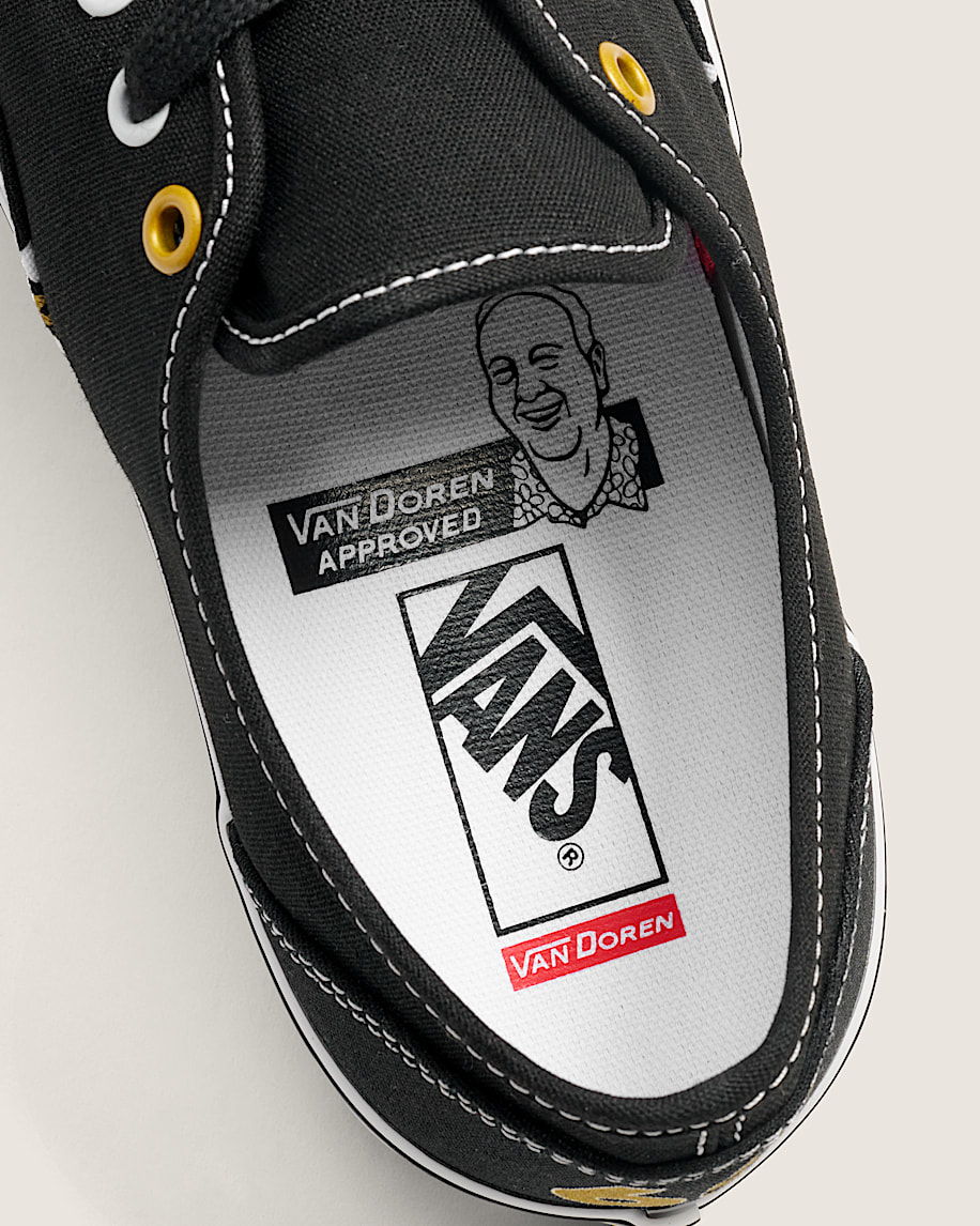 Van Doren Approved Skate Authentic Shoe VANS Checkerboard Black  True White ALT4