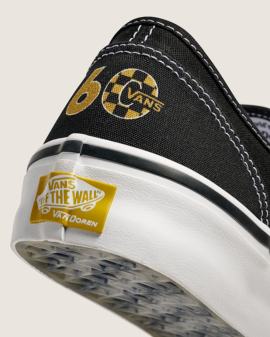 Van Doren Approved Skate Authentic Shoe VANS Checkerboard Black  True White ALT6