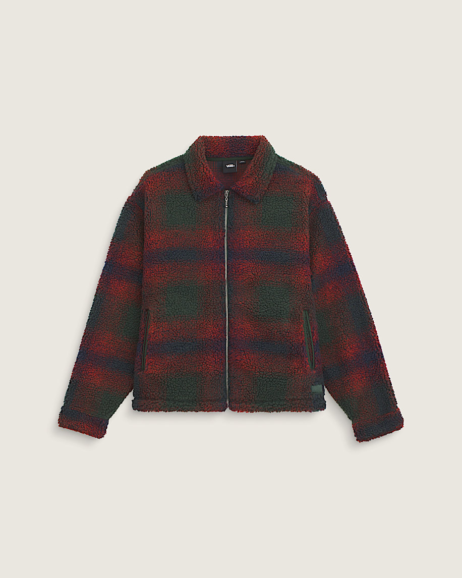 Yukon High Pile Jacquard Jacket VANS Oil Green HERO