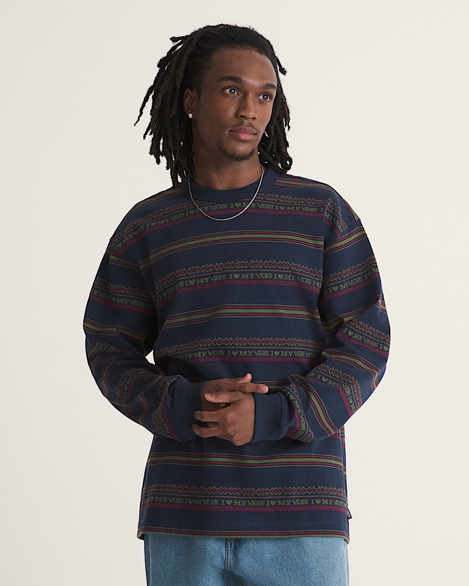 Mesa Long Sleeve Knit VANS Parisian Night Blue ALT2