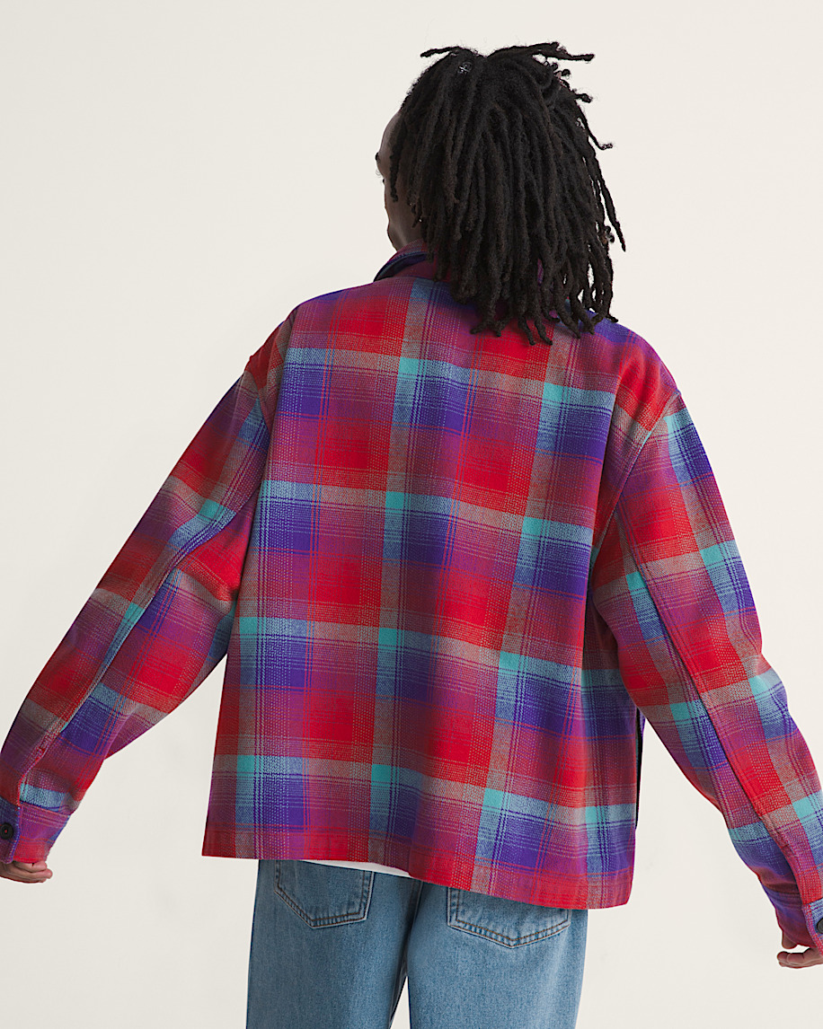 Rooney Heavy Weight Flannel VANS Racing Red ALT3