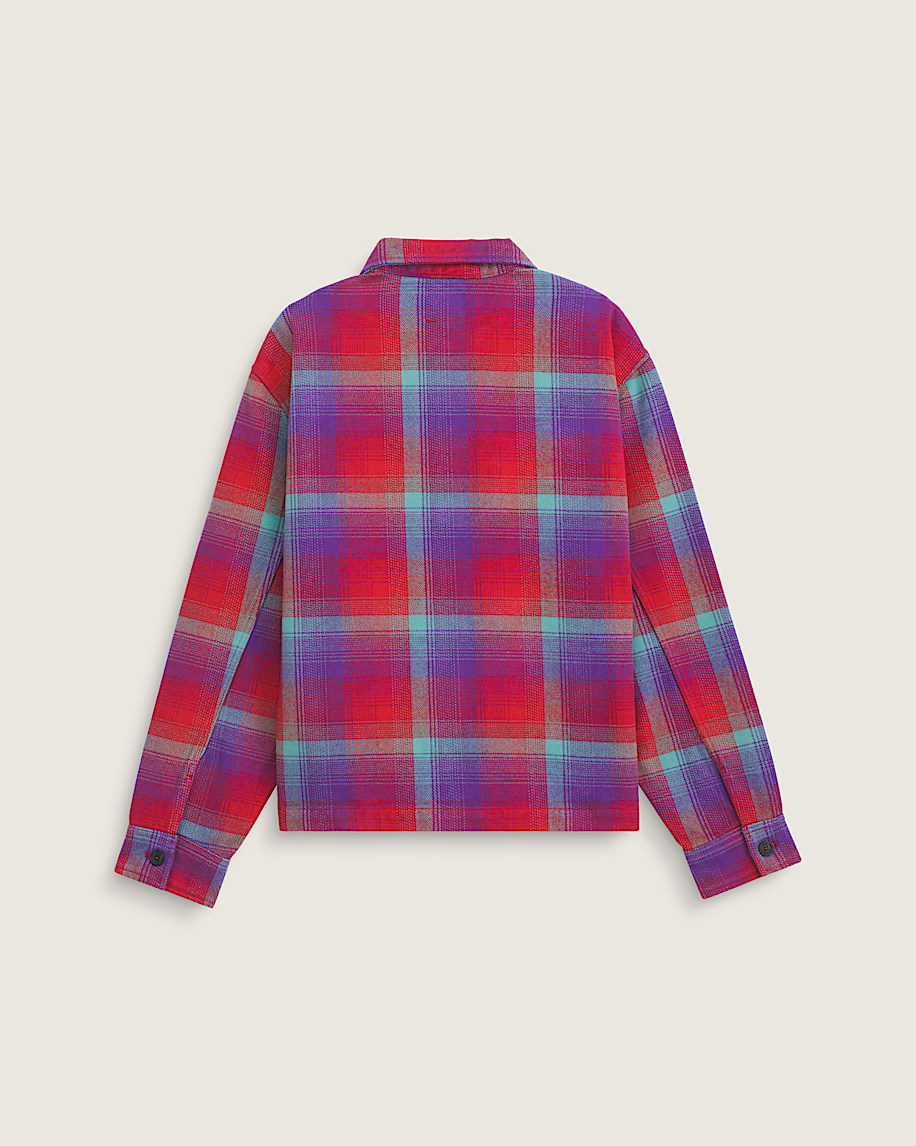 Rooney Heavy Weight Flannel VANS Racing Red ALT1