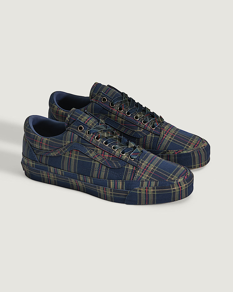 Premium Old Skool Shoe VANS Plaid Navy  Multi ALT1
