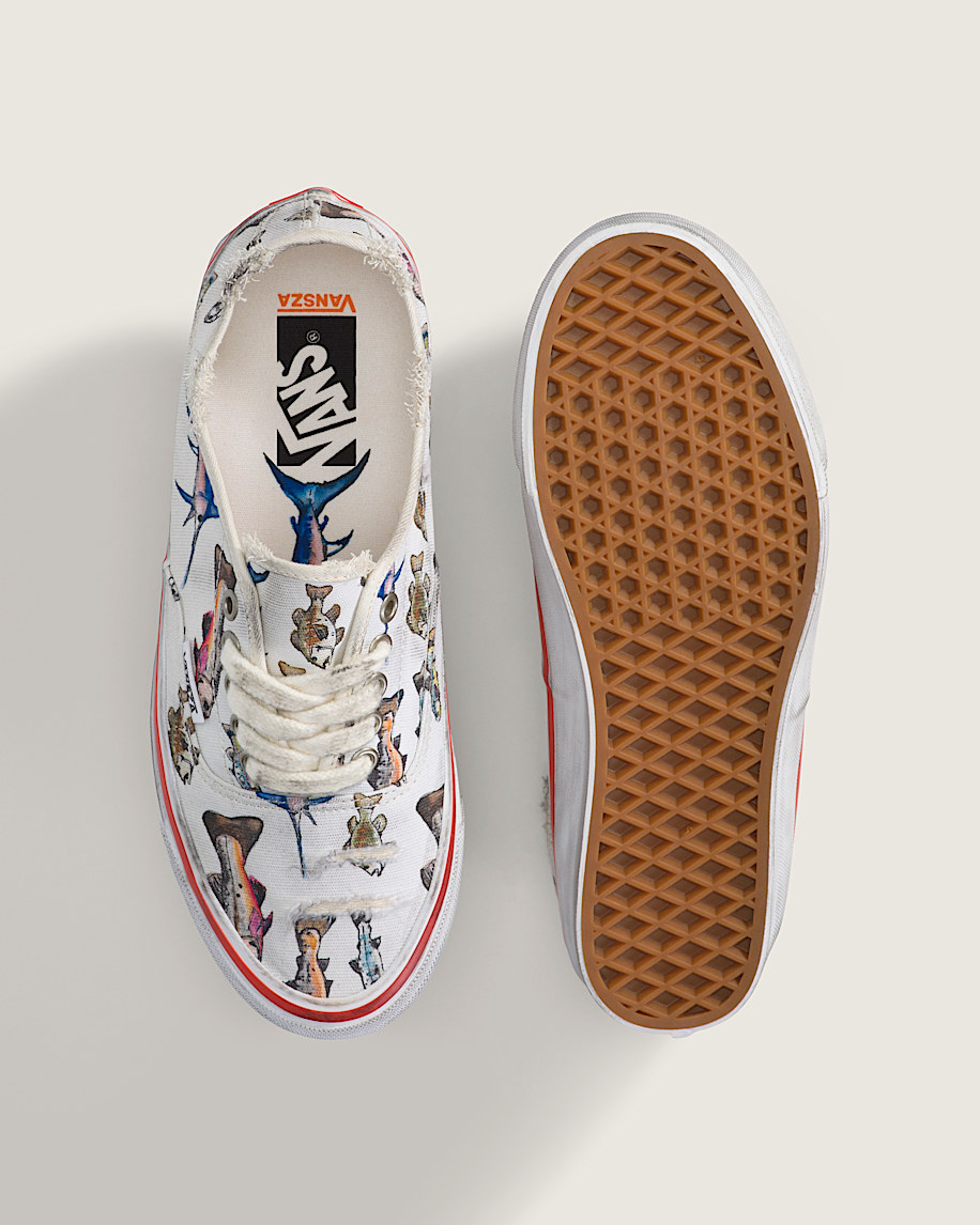 VANSZA Authentic Kickdown Shoe VANS SZA Fish Print ALT2