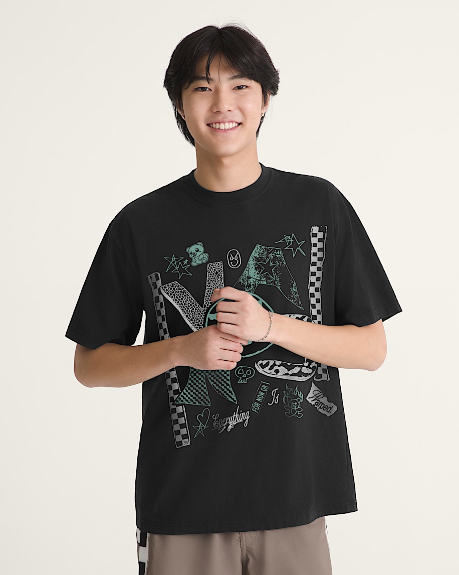 Everything Is Warped Short Sleeve Tee VANS Black ALT2