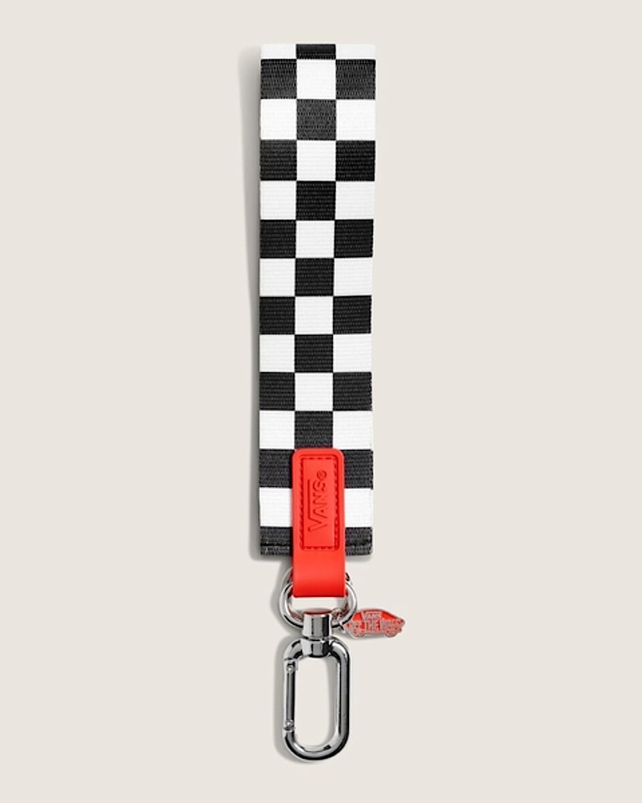Waffle Shop Checkerboard Classic Wristlet VANS Black  White HERO