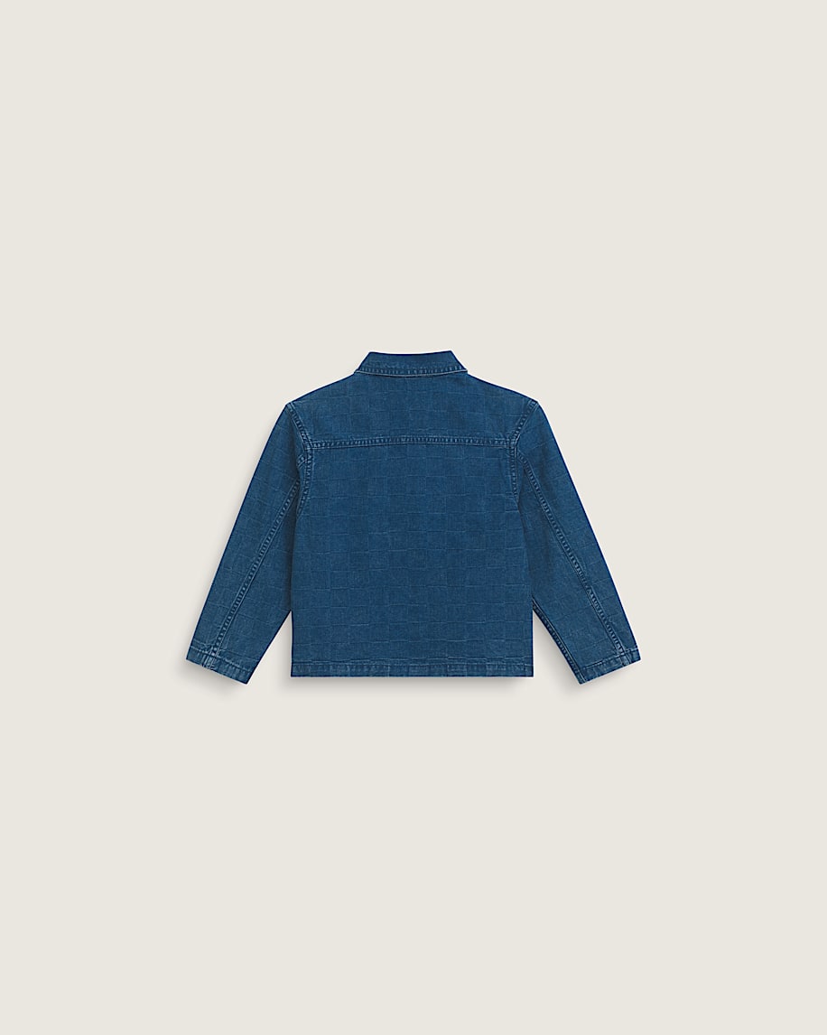 Little Kids Fullerton Denim Shacket VANS Indigo Blue ALT1