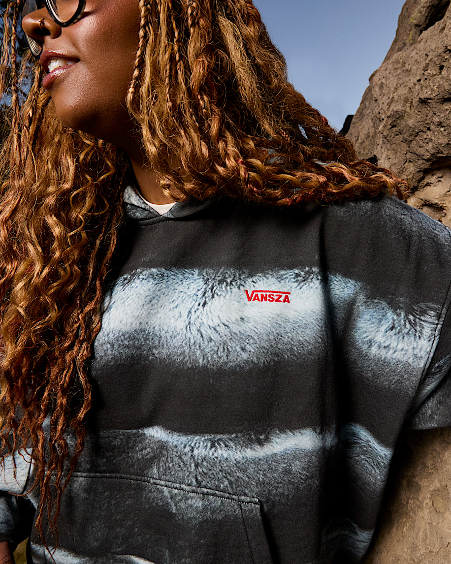VANSZA AO Fur Hoodie VANS VANSZA Black ALT20