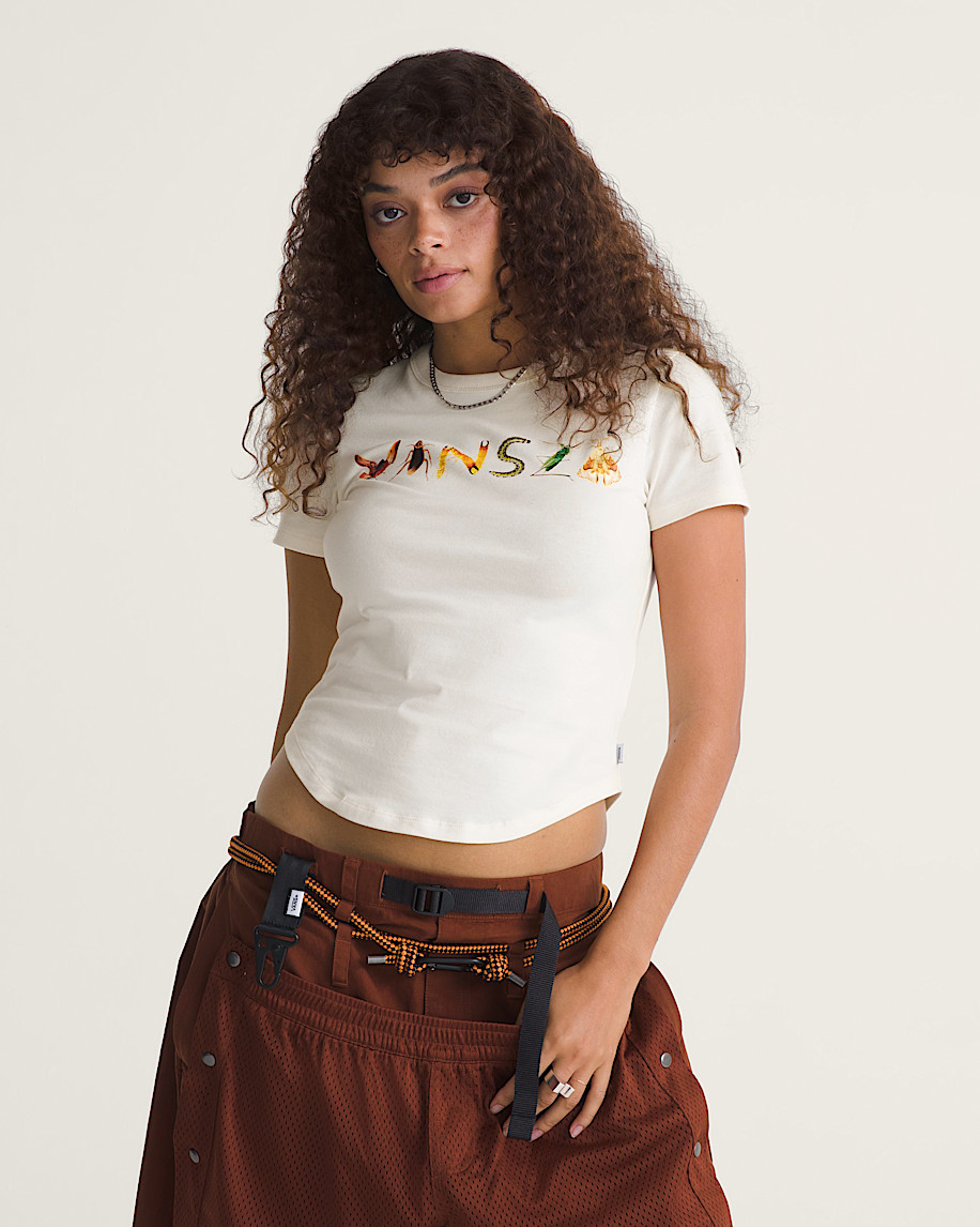 VANSZA Baby Tee VANS VANSZA White ALT2