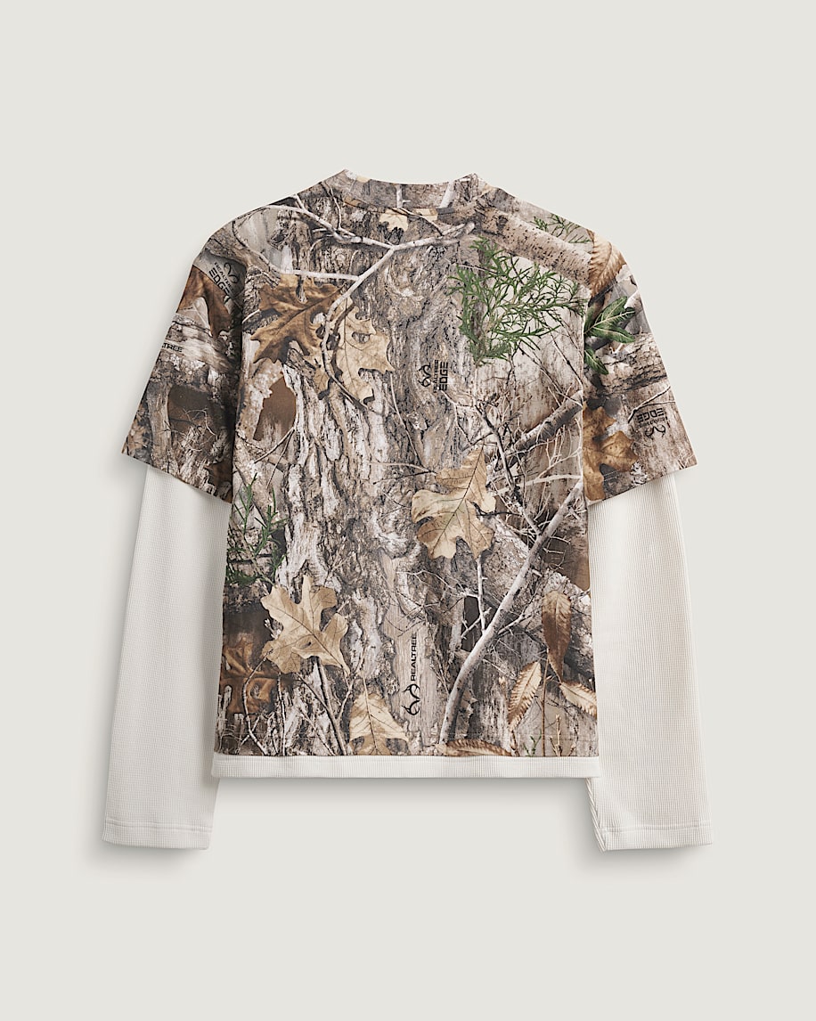 VANSZA Layer Long Sleeve Top VANS VANSZA Camo Green ALT1