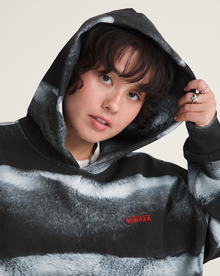 VANSZA AO Fur Hoodie VANS VANSZA Black ALT8