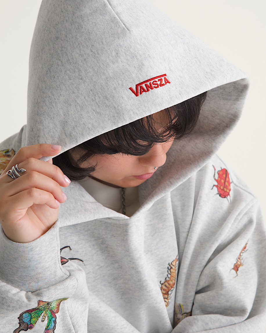 VANSZA Bug Out Hoodie VANS VANSZA Heather Grey ALT8